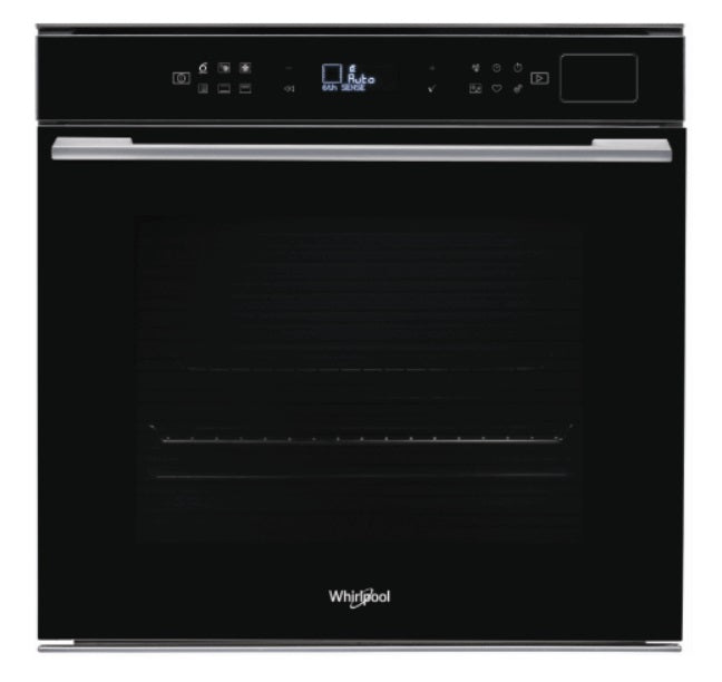 Whirlpool WCO9FTS 90cm Compact Hood + WSB2360BFP 60cm Built-in Induction Hob + W7 OSPBLAUS 60cm 6TH SENSE Pyrolytic Oven with Assisted SteamSense