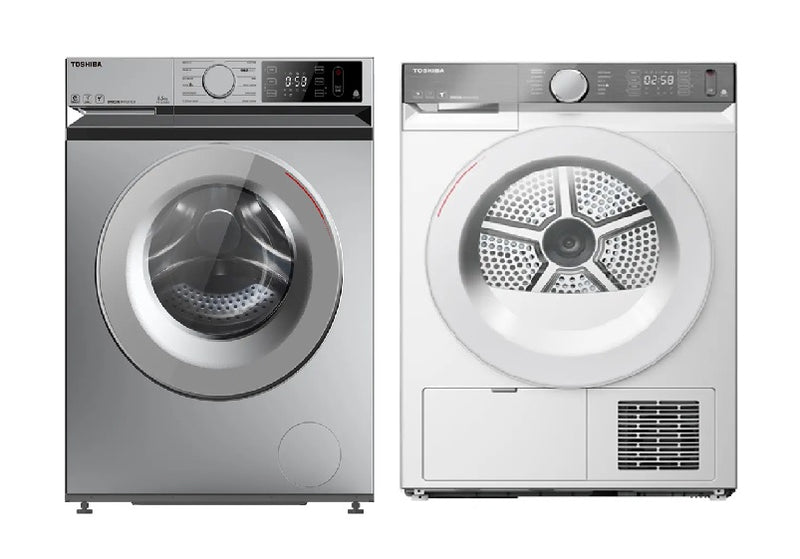 Toshiba Bundle - TW-BL95A4S Washer 8.5kg + TD-BK100GHS Heat Pump Dryer 9kg