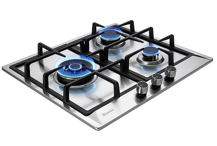 Rinnai RB63SSV 60cm 3 burner stainless steel gas hob