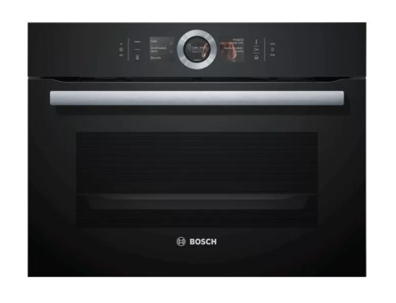 Bosch CSG656RB7 45cm Built-in Compact Oven With Steam Function + Bosch BBH3K2800 Handstick Vacuum