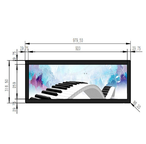 Atlas 37.6inch Wall-mounted / Top Hanging "Contact for Price"