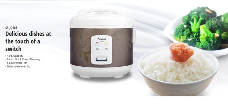 Panasonic SR-JQ105NSH Jar-Type Rice Cooker 1.0L