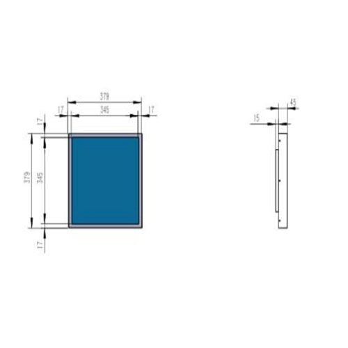 Atlas 19.2 inch Stretched Bar Screen