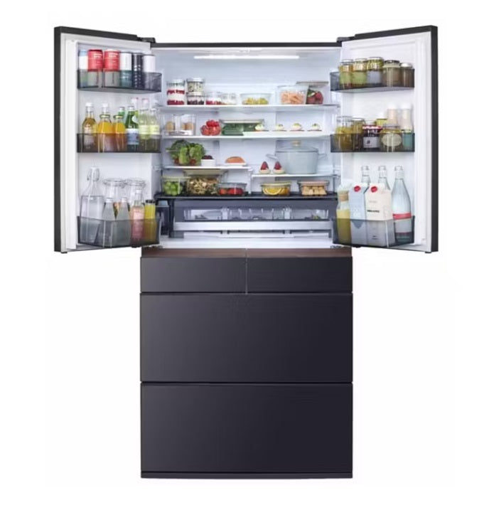 Hitachi R-GWC670TS-XM 525L 6 Door Fridge - Mirror Mauve Gray