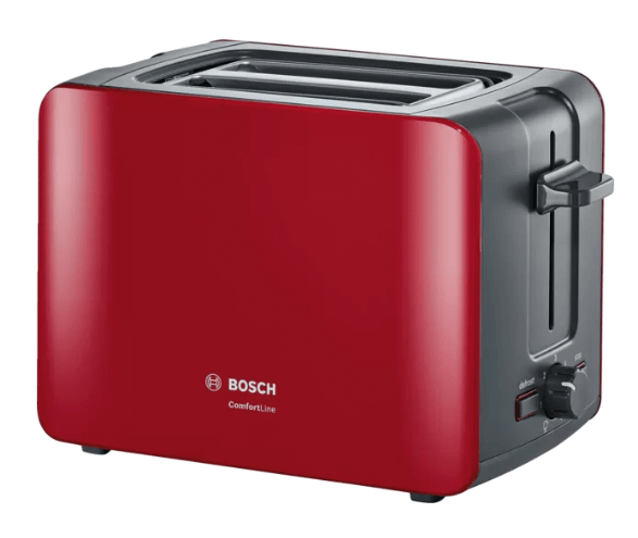 Bosch TAT6A114 Compact toaster ComfortLine Red