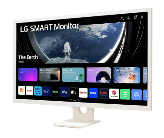 LG 32SR50F-W 31,5\'\' Full IPS HD webOS - City met Lion Company Smart-monitor