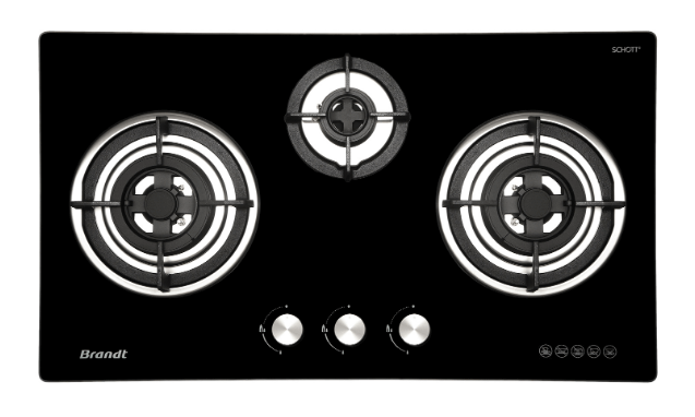 Brandt TG2283BEL 3 Burner Gas Hob