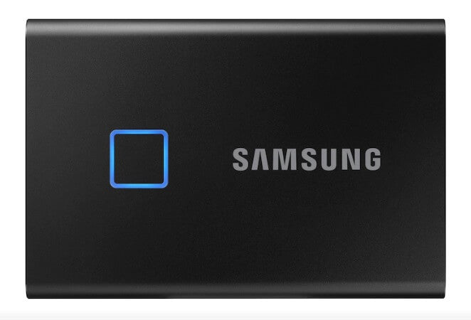 Samsung MU-PC1T0K/WW Portable SSD T7 TOUCH USB 3.2 1TB (Black)