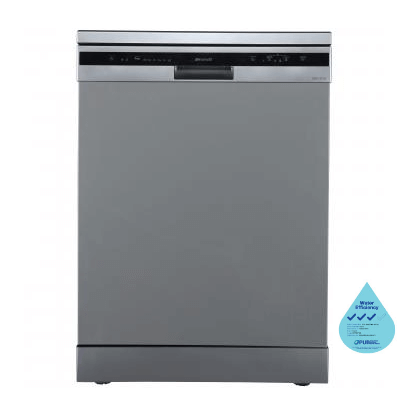 Brandt DWF137DS Free Standing Dishwasher - Silver