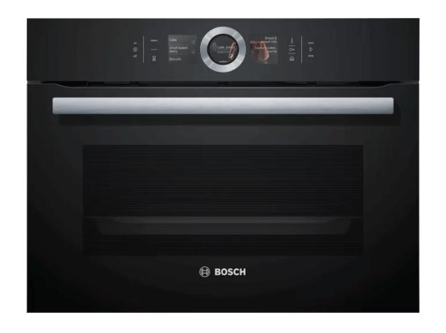Bosch CSG656RB7 Series 8 Built-in compact oven with steam function 60 x 45 cm Black