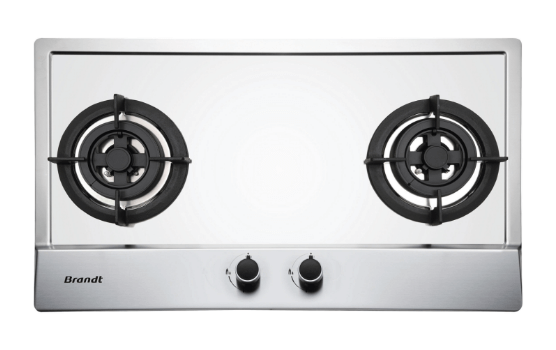 Brandt TG1782XLB Gas Hob Stainless Steel