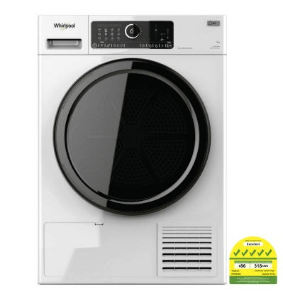 Whirlpool Hscx90424 9kg Heat-pump Dryer (5 Ticks)