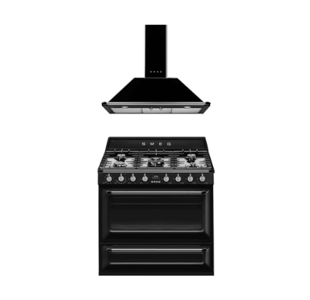 KT90BLE + TR90BL9 Hood & Freestanding Cooker Bundle