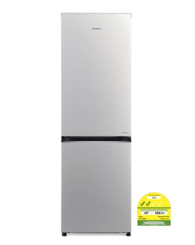 Hitachi 330L 2 Door Fridge R-B410P6MS-BSL (bottom Freezer)