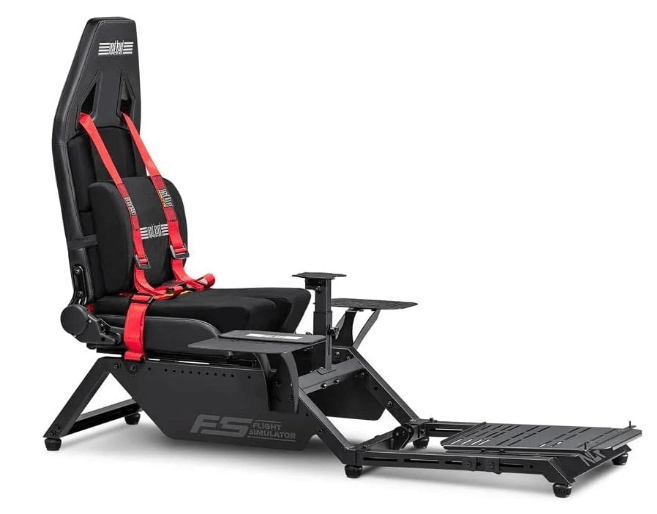 Next Level Racing NLR-S018 Flight Simulator, for Flight Only, Compatible with Major Controller Manufacturers, Keyboard Plate Included