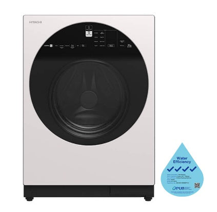Hitachi BD-100GV Front Loading - Washer AI Wash, Inverter 10 kg, 1,600 RPM