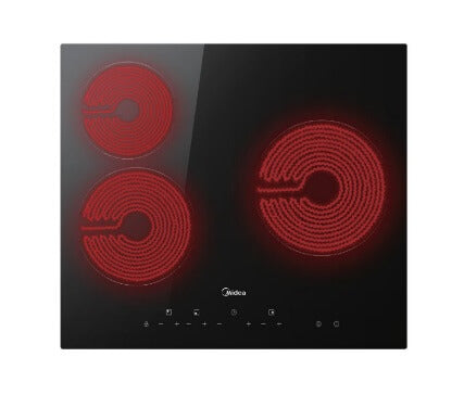 Midea Bulit-In Range MH90F26EM Hood Slim Under Cabinet Kitchen Hood + MBI-IHT341 Ceramic Induction Hob With 3 Zones