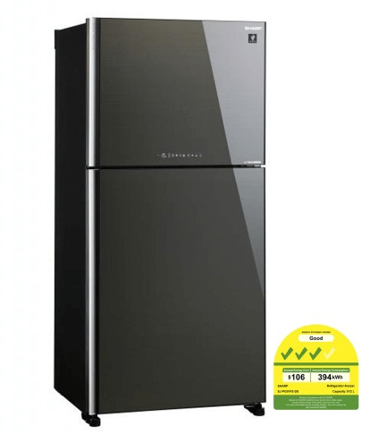 Sharp SJ-PG51P2-BK/DS 512L Grand Top Refrigerator