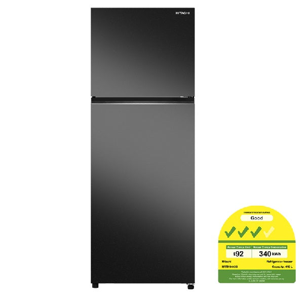Hitachi HRTN6443SUSG 409L 2 Door Refrigerator