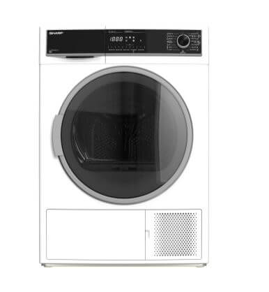 Sharp KD-HD9S7GW-W 9kg Heat Pump Dryer