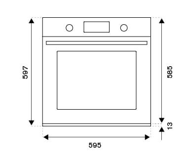 Bertazzoni P782BMODGNE 78cm gas on glass hob+F605PROEKX 60cm Built-in Oven 5 functions+K90TELXA 90cm Telescopic Hood - Lion City Company