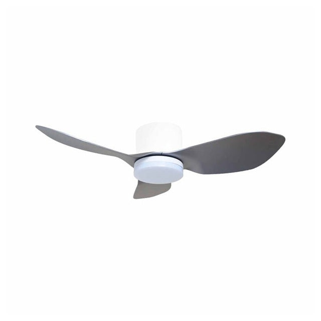 Mistral Solar46-WH/GY Ceiling Fan-46", Huggger, 24W LED Grey/White
