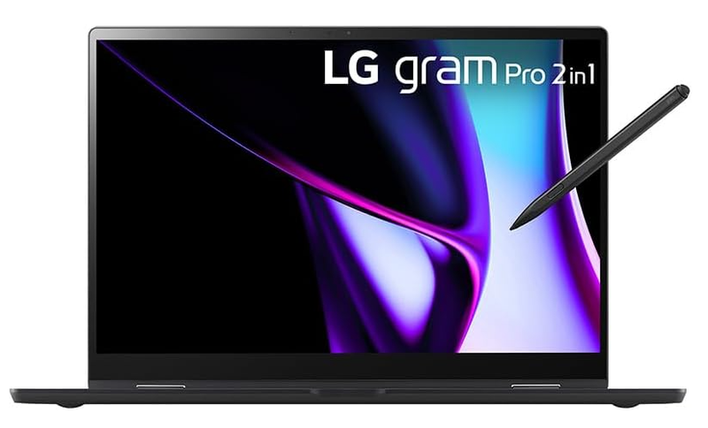 LG 16T90SP-K.AA75A3 gram Pro 16” 2in1 | Ultra-light & superslim | 16:10 OLED display | Intel® Core™ Ultra 7 Processor