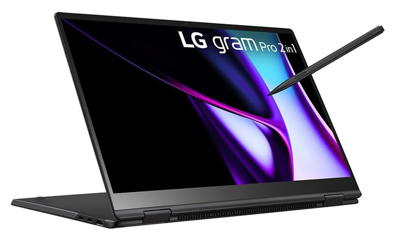 LG 16T90SP-K.AA75A3 gram Pro 16” 2in1 | Ultra-light & superslim | 16:10 OLED display | Intel® Core™ Ultra 7 Processor