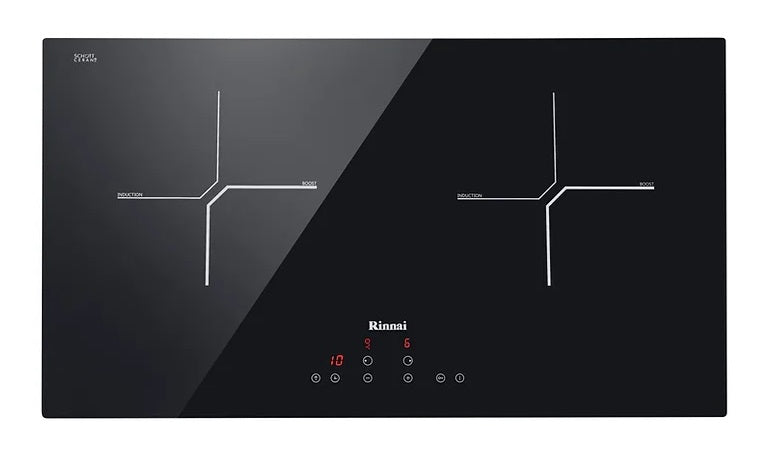 Rinnai 2 Zone 70cm Induction Cooker RB7012H-CB Schott Ceran Glass