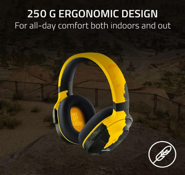 Razer Barracuda X PUGB-BATTLEGROUND Edition Wireless Multi-platform Gaming and Mobile Headset