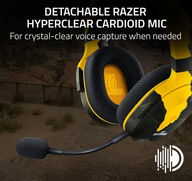 Razer Barracuda X PUGB-BATTLEGROUND Edition Wireless Multi-platform Gaming and Mobile Headset