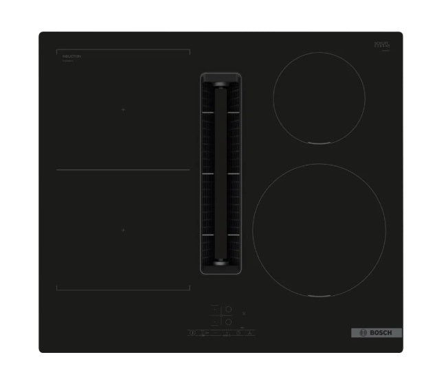 Bosch PVS601B16E Series 4 Induction hob with integrated ventilation system 60 cm flush mount