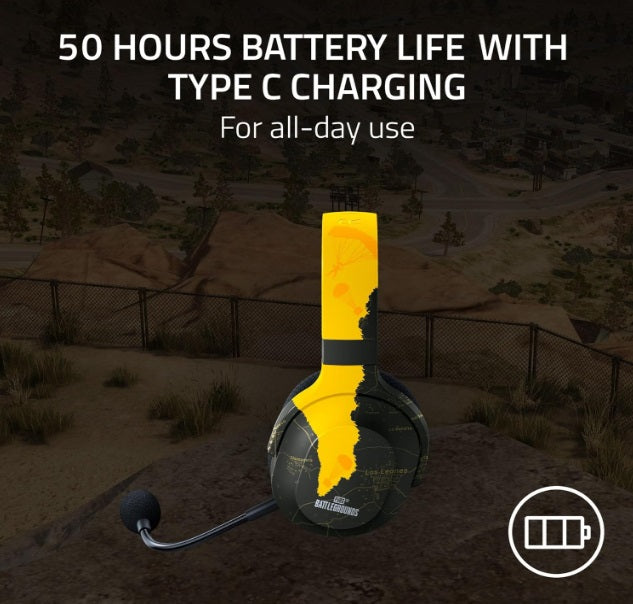 Razer Barracuda X PUGB-BATTLEGROUND Edition Wireless Multi-platform Gaming and Mobile Headset