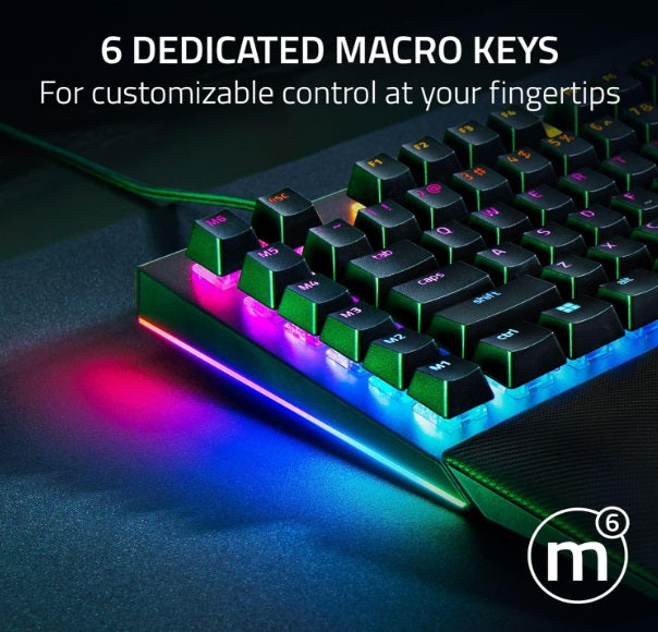 Razer BlackWidow V4 -Green Mechanical Switches - Lion City Company
