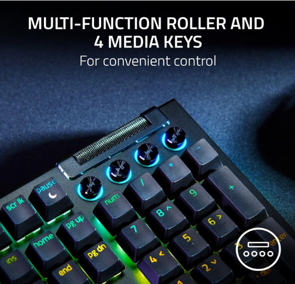 Razer BlackWidow V4 -Green Mechanical Switches - Lion City Company