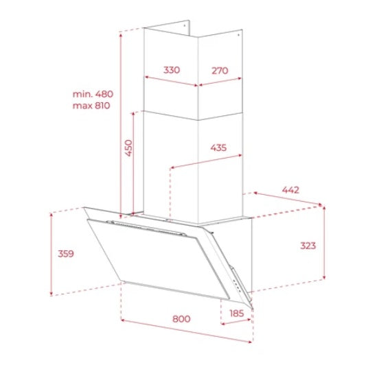 Teka DVI 88 Infinity G1 Vertical Hood. Special Edition by Italdesign Giugiaro