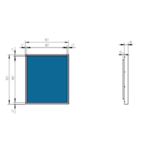 Atlas 26 inch Stretched Bar Screen