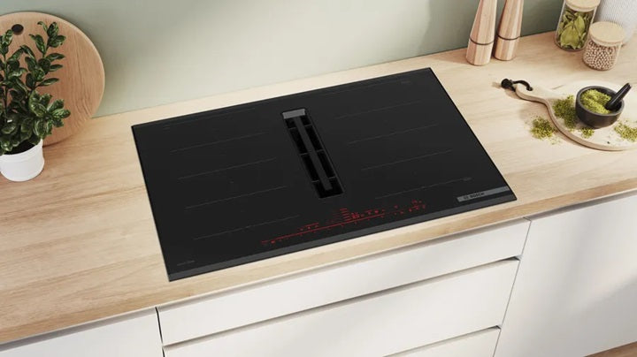 Bosch PXX895D66E Series 8 Induction hob with integrated ventilation system 80 cm surface mount with frame