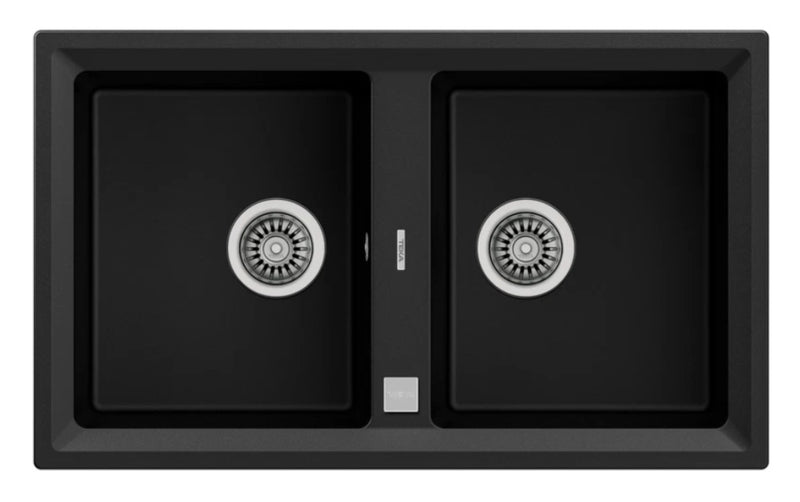 Teka Stone 90 B-TG 2B Inset Tegranite Sink With Two Bowls
