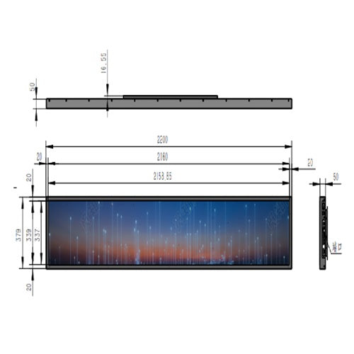 Atlas 86inch Wall-Mounted "Contact for Price"