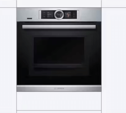 Bosch HNG6764S6 60 x 60 cm Built-In Oven with Steam and Microwave Function Stainless steel
