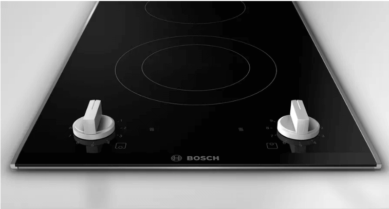 Bosch PKF375CA2E Domino electric Induction hob 30 cm Black, surface mount with frame