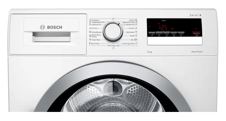 Bosch WTR85V00SG 8kg Condenser Dryer with Heat Pump