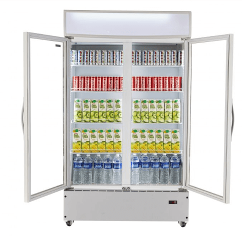 Kadeka KSC-1100W2 Upright Chiller Showcase 2 Doors