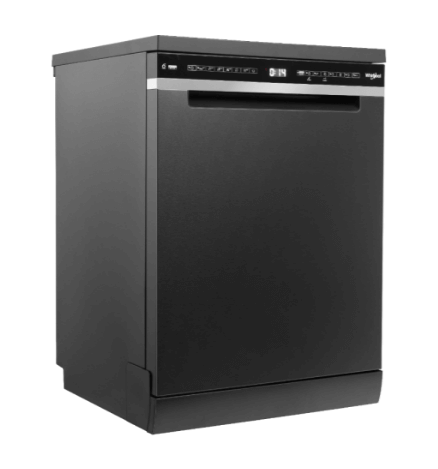 Whirlpool WDFS3L5PBSSG, Black,Dishwasher, 15 PS