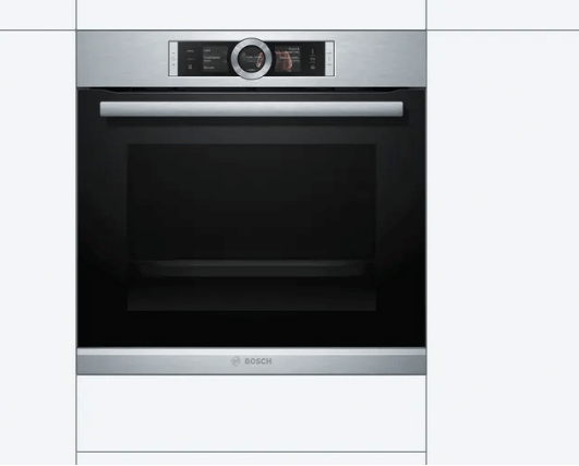 Bosch HSG636ES1 Stainless Steel Built-in oven with steam function