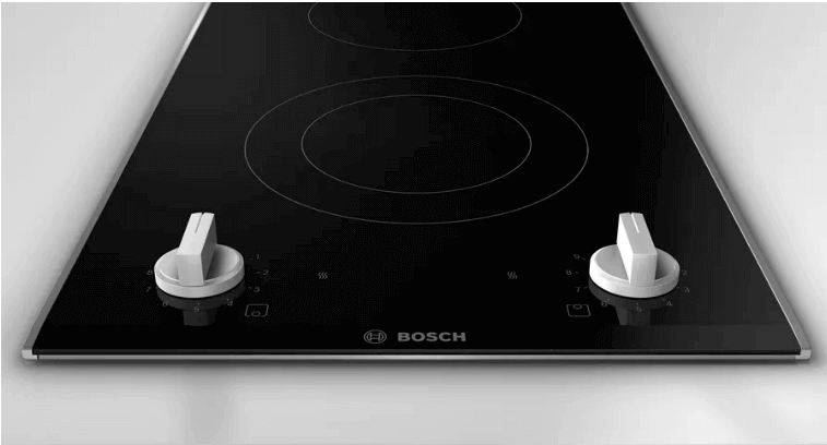 Bosch DHI623GSG 60 cm Built-In Stainless Steel Slimline Hood+PKF375CA2E Domino electric Induction hob 30 cm Black, surface mount with frame+HBF114BR0K 60cm Built-in Stainless Steel Oven