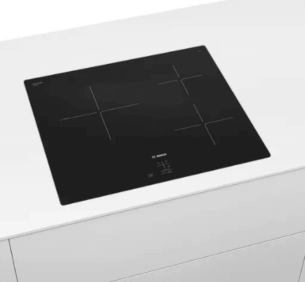 Bosch PUC61KAA5E Series 2 Induction hob 60 cm Black, Surface mount without frame + MS6CA4150 Hand blender ErgoMixx 800 W White, anthracite