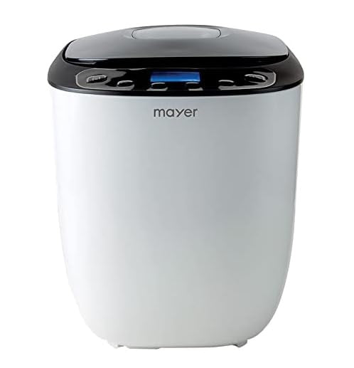 Mayer MMBM4406 Bread Maker with 12 Baking Functions White