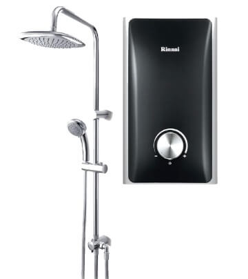 Rinnai REI-A330DP-R-WW/WB/WS Ore Series (With Pump) Rainshower LED Illumination